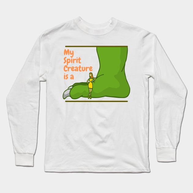 My Spirit Creature is a Giant Long Sleeve T-Shirt by SnarkSharks